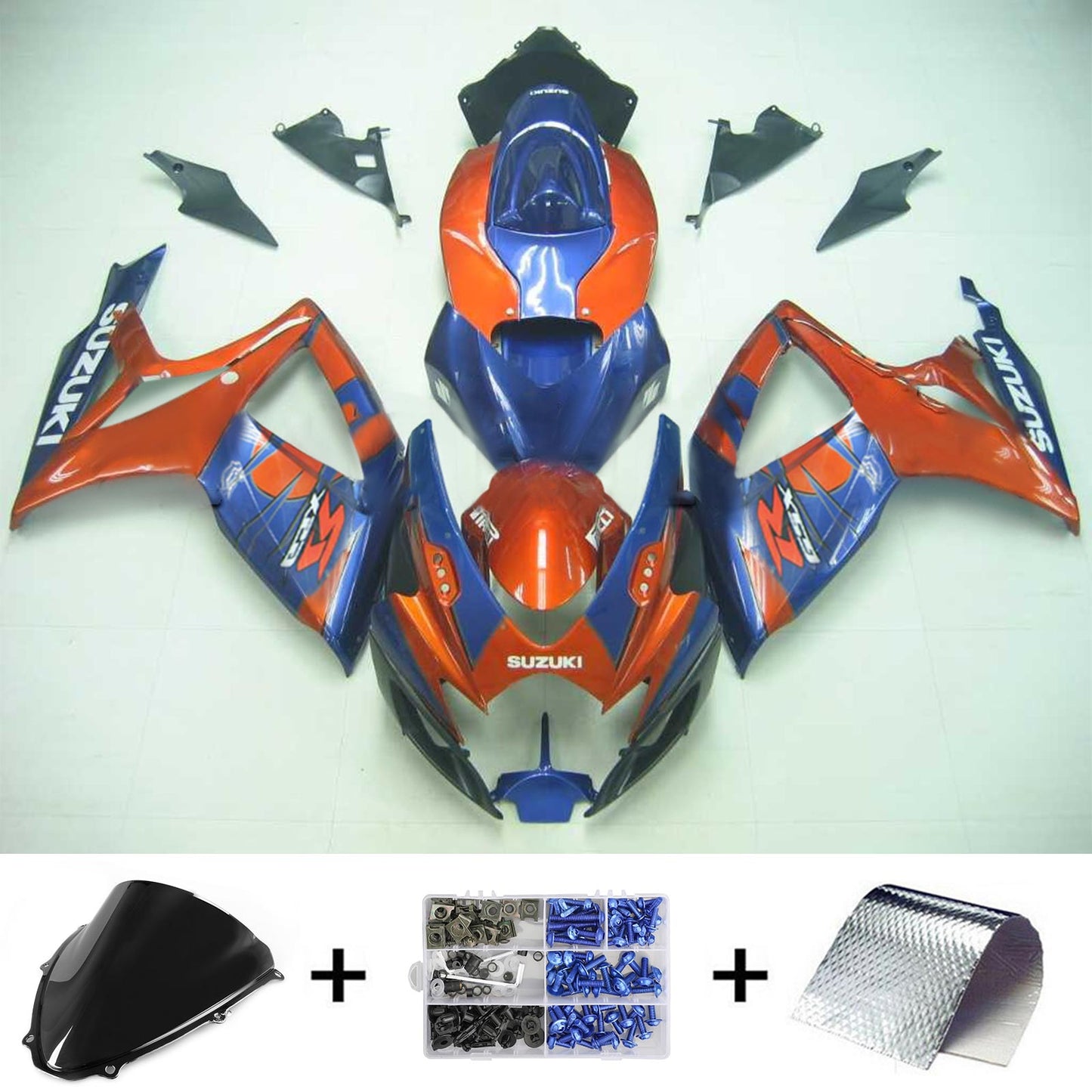 2006-2007 Suzuki GSXR 600/750 K6 Amotopart Injection Fairing Kit Bodywork Plastic ABS #160