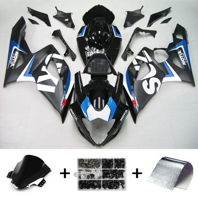 2005-2006 Suzuki GSXR1000 K5 Amotopart Injection Fairing Kit Bodywork Plastic ABS #161