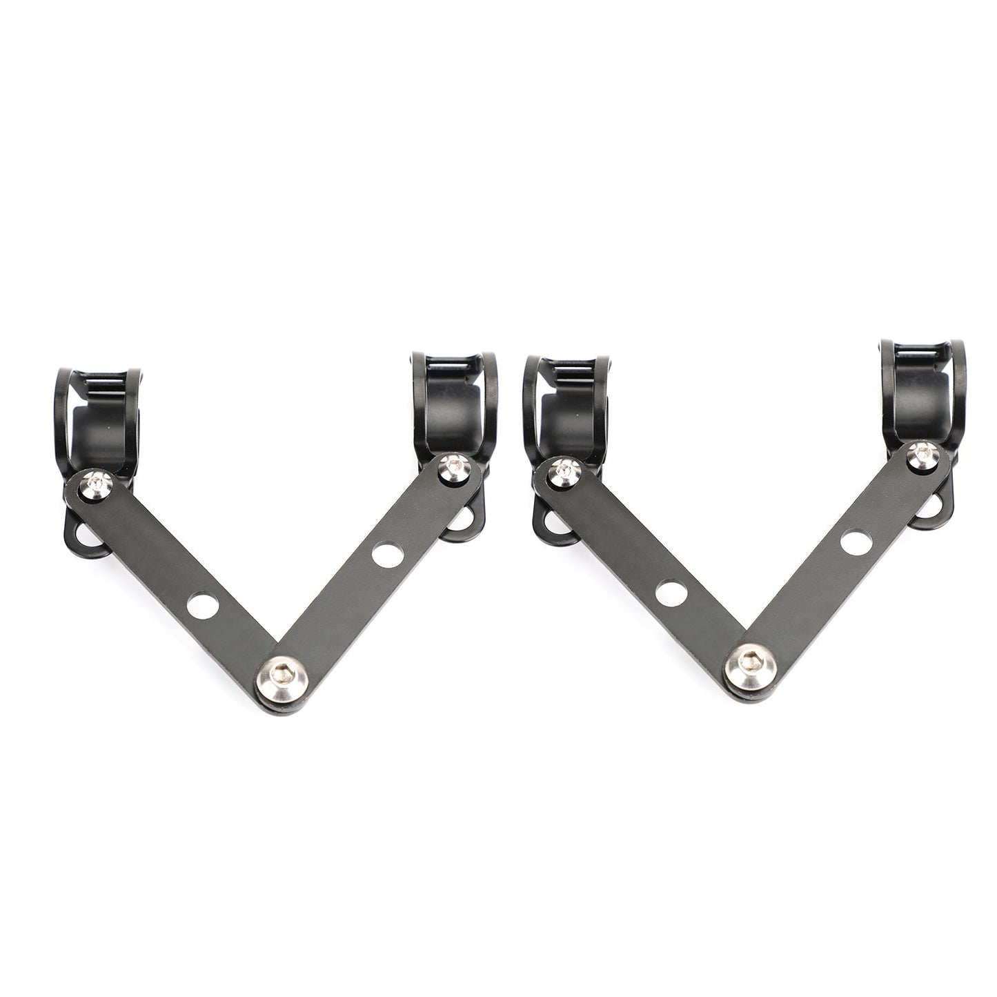 41mm-51mm Fork Black Headlight Mount Bracket Motorcycle Head Lamp Holder Adapter