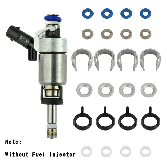4PCS Fuel Injectors O-ring Seals Repair Kits Fit AUDI A3 A4 A5 A7 Fit Jetta GTI