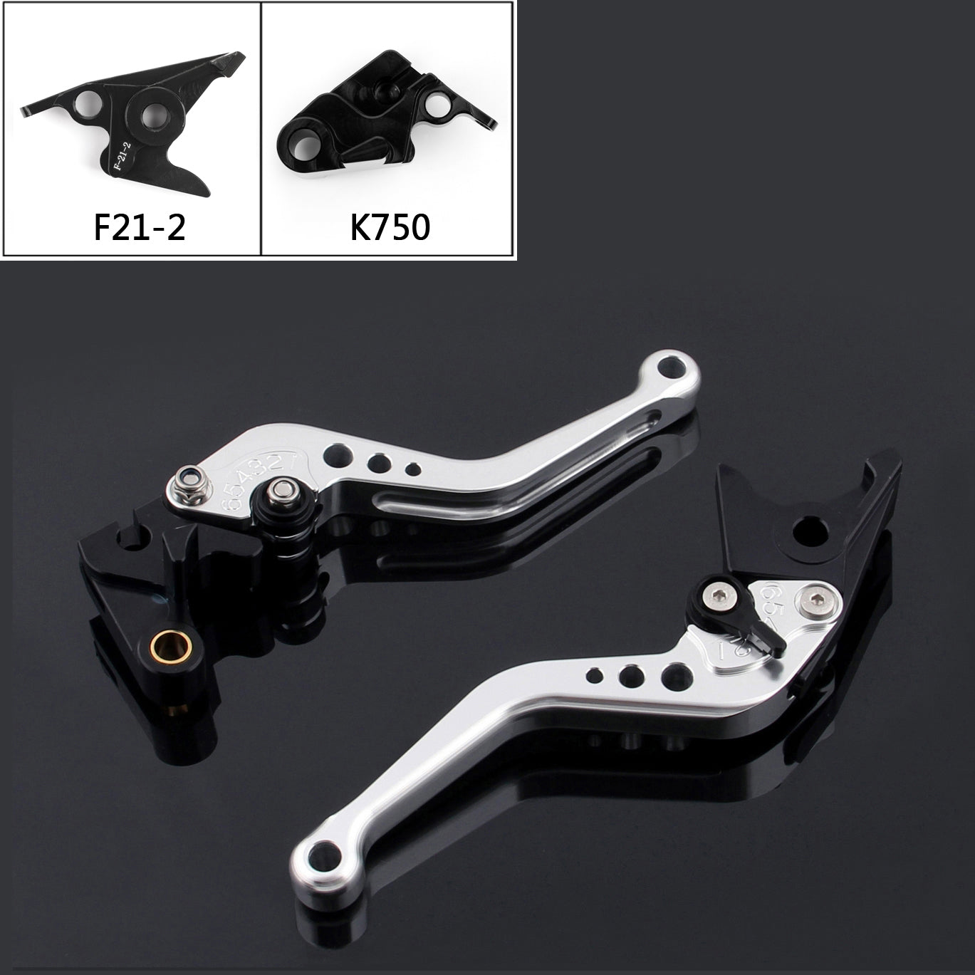 CNC Aluminum Motorcycle Short Clutch Brake Lever For Kawasaki Z900 2017-2018 BK