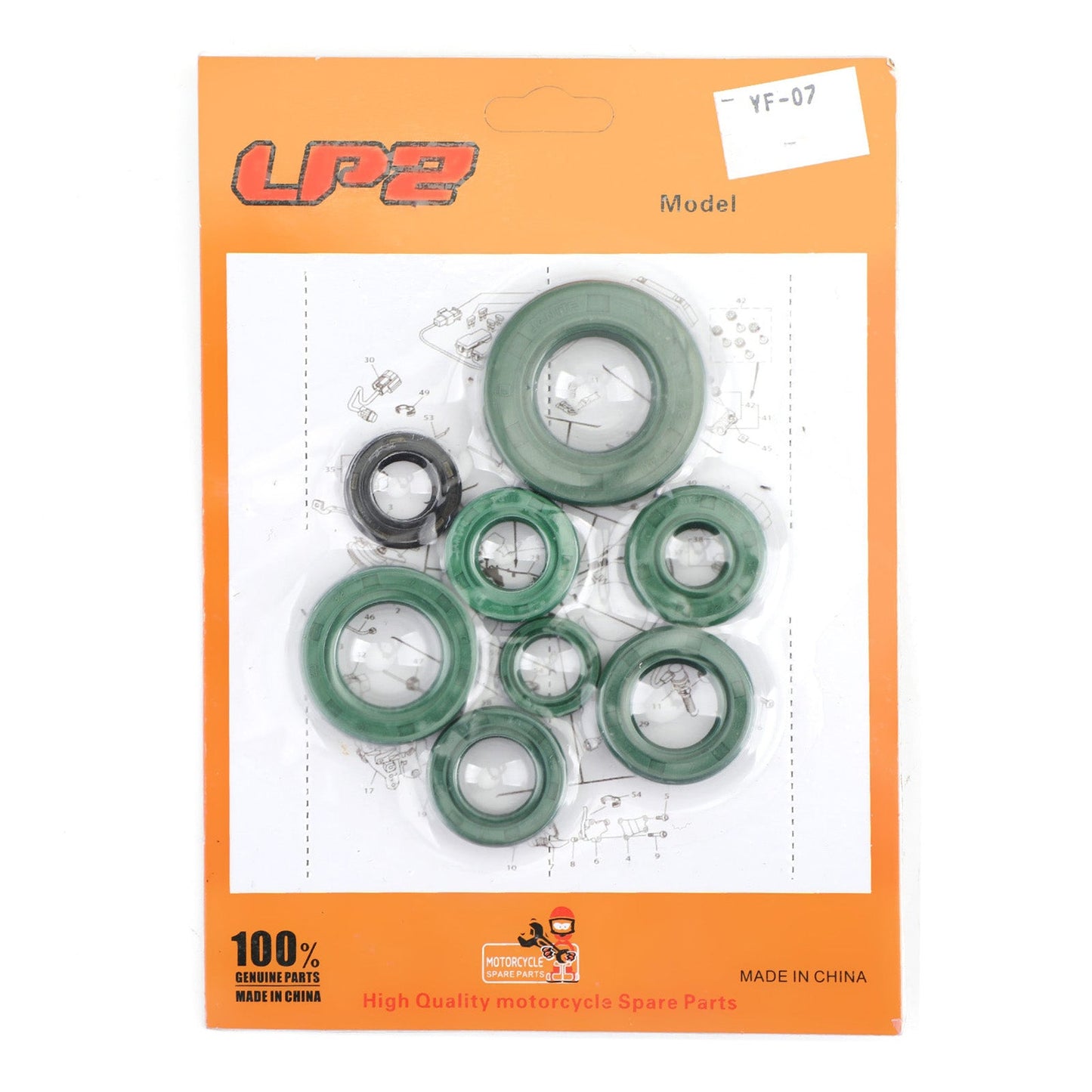 8pcs Engine Oil Seal Kit for Honda CR80R Expert 86-2002 CR85R Expert 03-2007