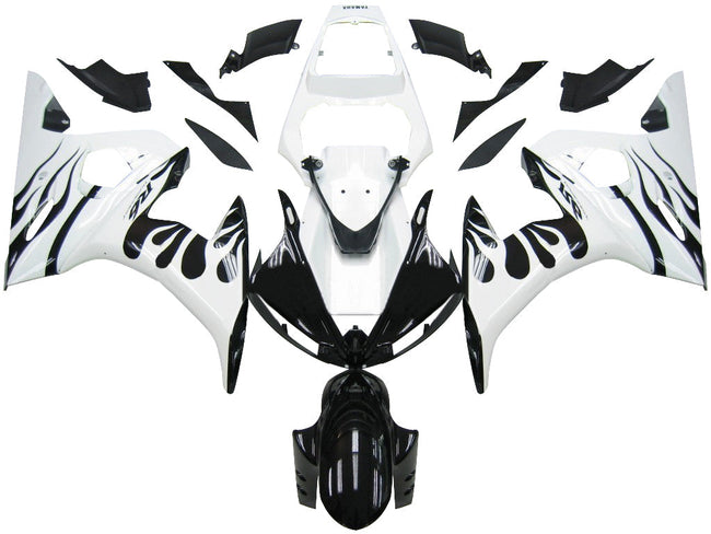 2003-2004/2006-2009 Yamaha YZF 600 R6S Amotopart Injection Fairing Kit Bodywork Plastic ABS #6