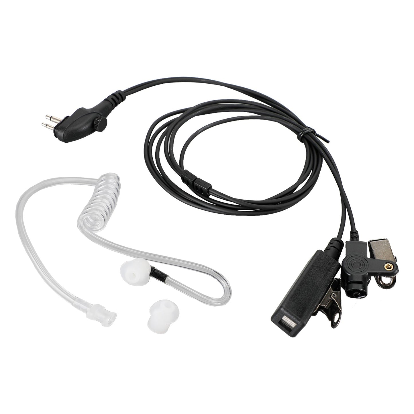 Acoustic Air Tube Headset PTT Fit for HYT TC-518 TC-580 TC-600 TC-610 TC-618