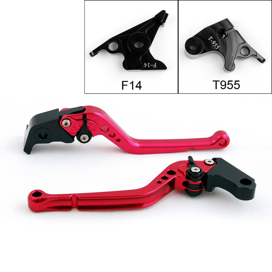 Long Brake Clutch Levers For Triumph Speed Triple Four DAYTONA 955i Black