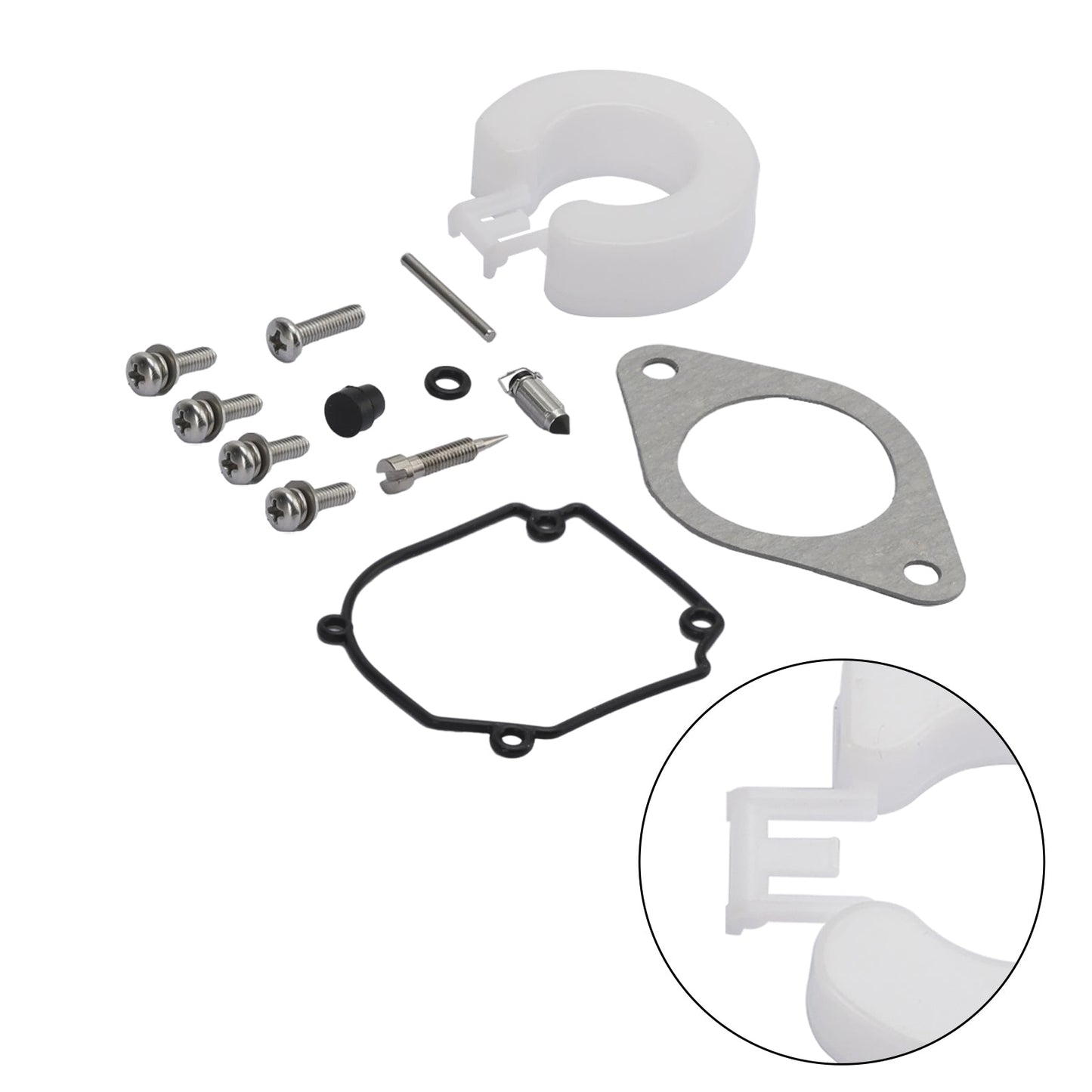 Carburetor Carb Rebuild Kit for Tohatsu Mercury-Mercruiser 25HP 30HP 2 stroke