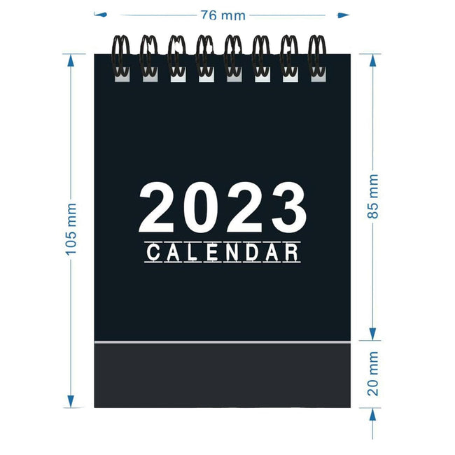 2023 Monthly Stand Up Desk Home Office Top Calendar Planner 10.5cm x 7.6cm