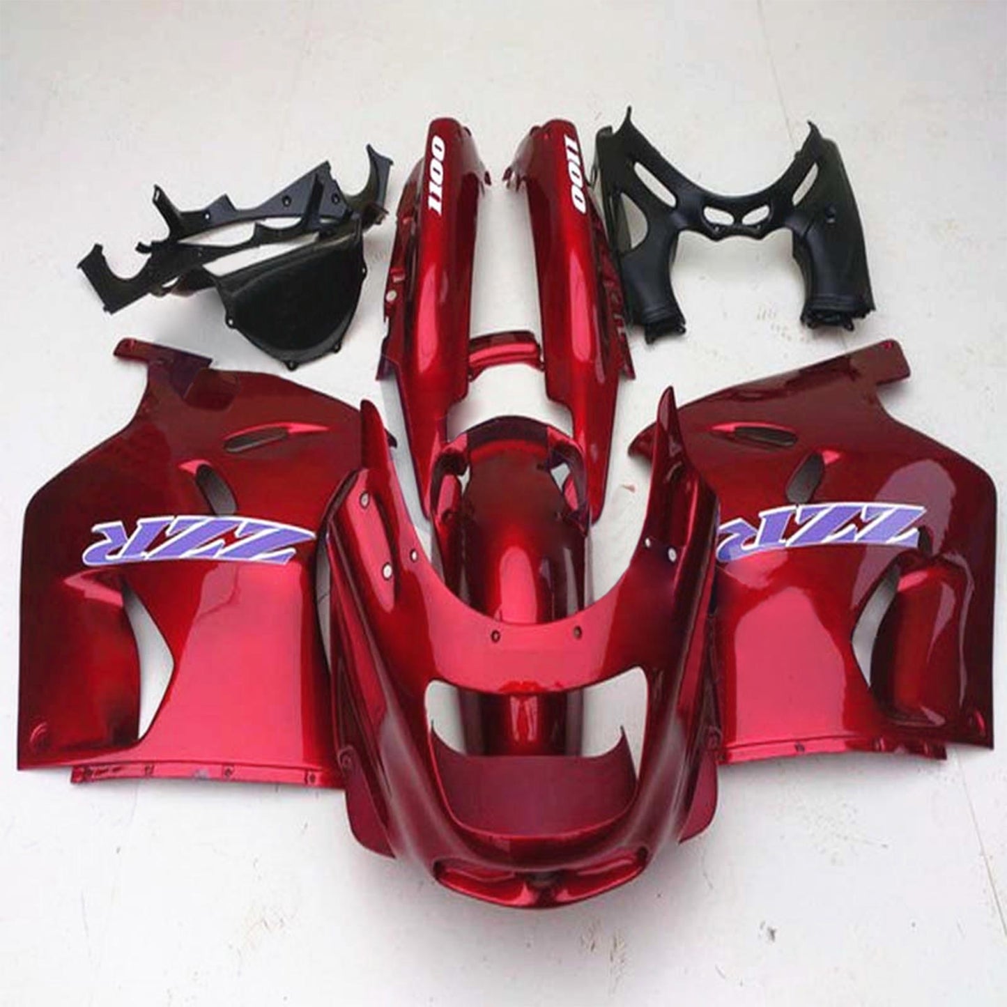 1993-2003 Kawasaki ZZR1100 Injection Fairing Kit Bodywork Plastic#115