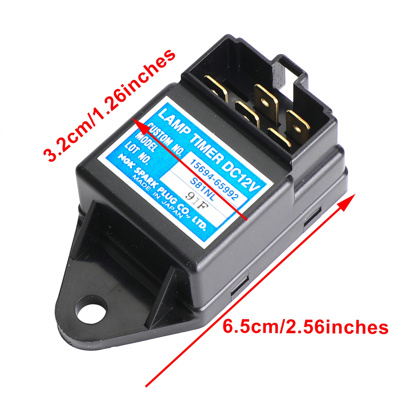 Lamp Timer Dc12V Time Relay For Kubota 15694-65992 S81Nl Timer Glow Lamp