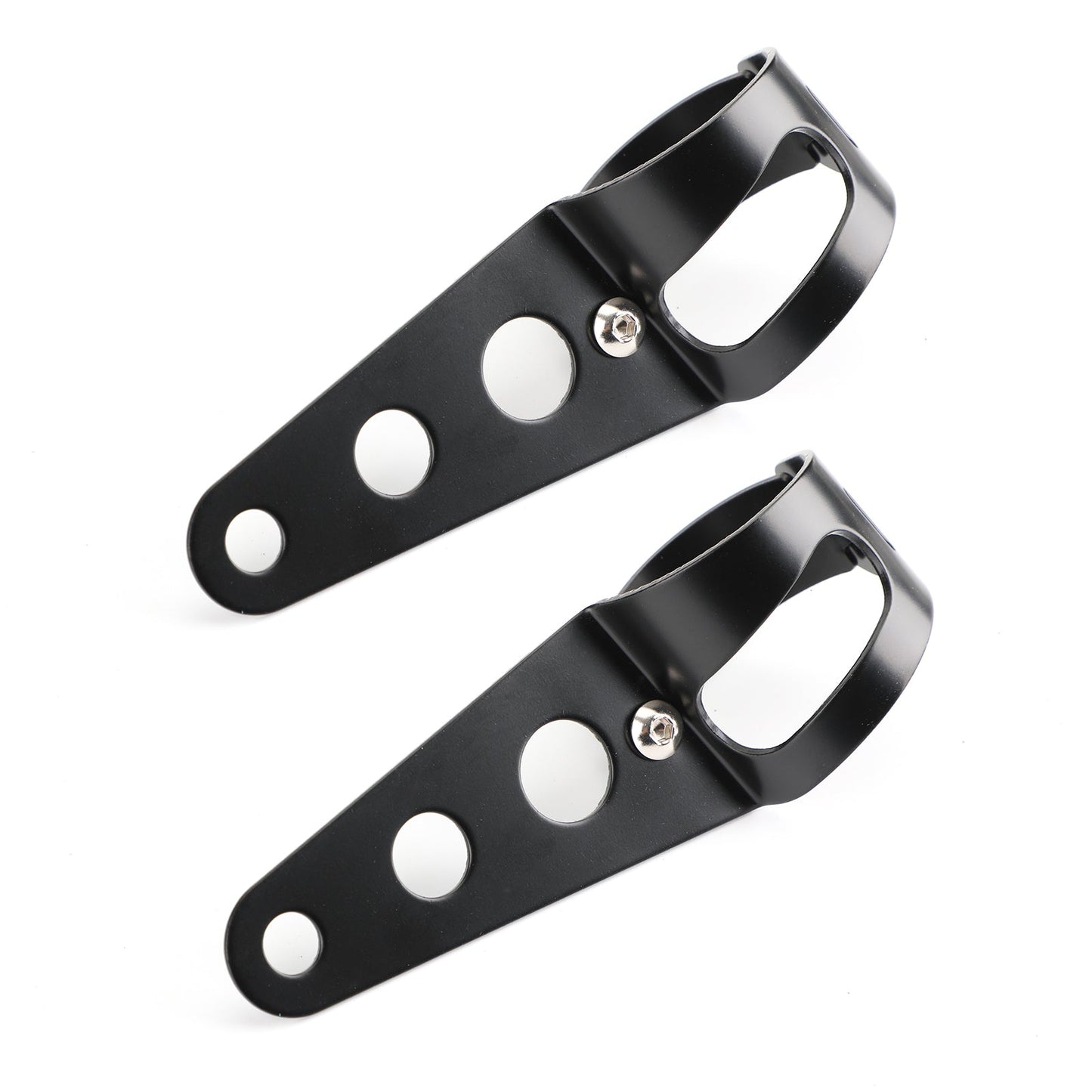 43mm-50mm Fork Black Headlight Mount Bracket Motorcycle Head Lamp Holder Adapter