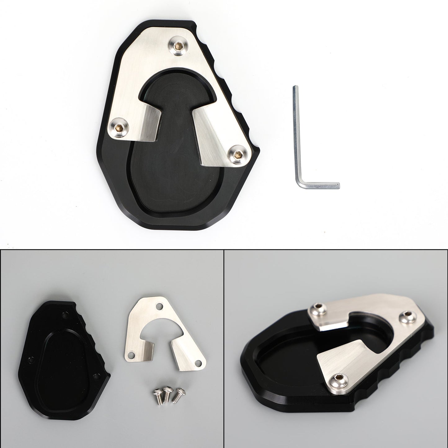 Kickstand Enlarge Plate Pad fit for TRIUMPH TIGER 900 Rally Pro 2020