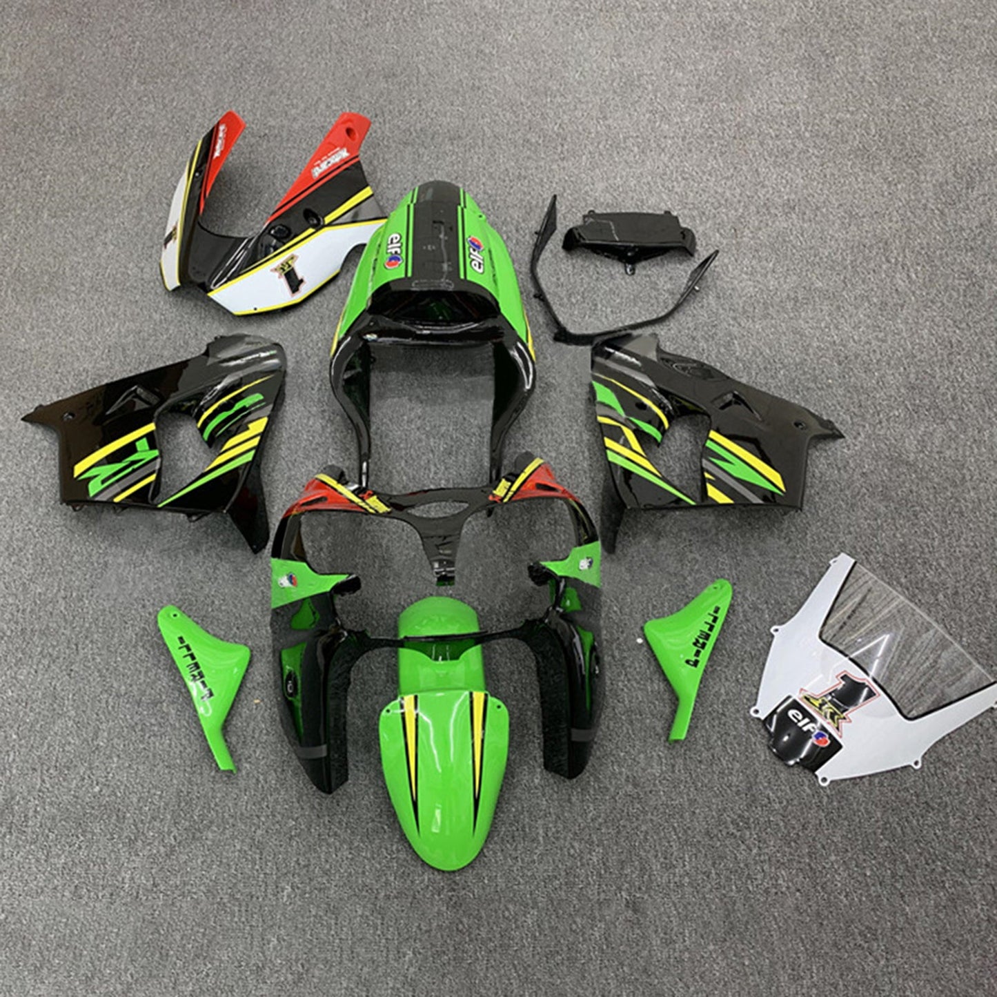 2002-2003 Kawasaki ZX9R Injection Fairing Kit Bodywork Plastic ABS #130