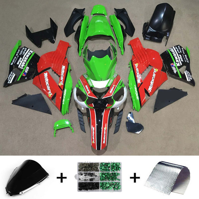 2006-2011 Kawasaki ZX14R Injection Fairing Kit Bodywork Plastic ABS#119