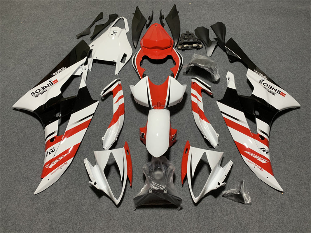 2006-2007 Yamaha YZF 600 R6 Injection Fairing Kit Bodywork Plastic ABS #154