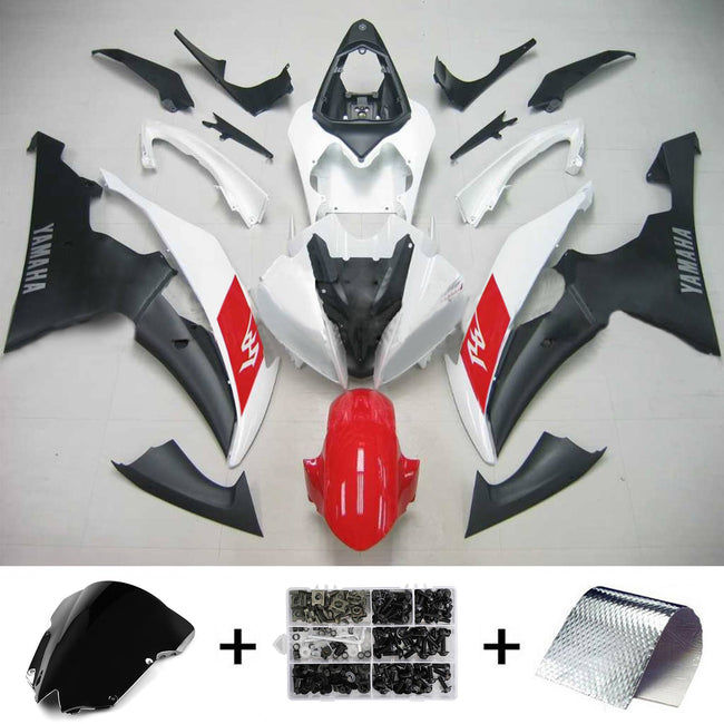 2008-2016 Yamaha YZF 600 R6 Amotopart Injection Fairing Kit Bodywork Plastic ABS #121