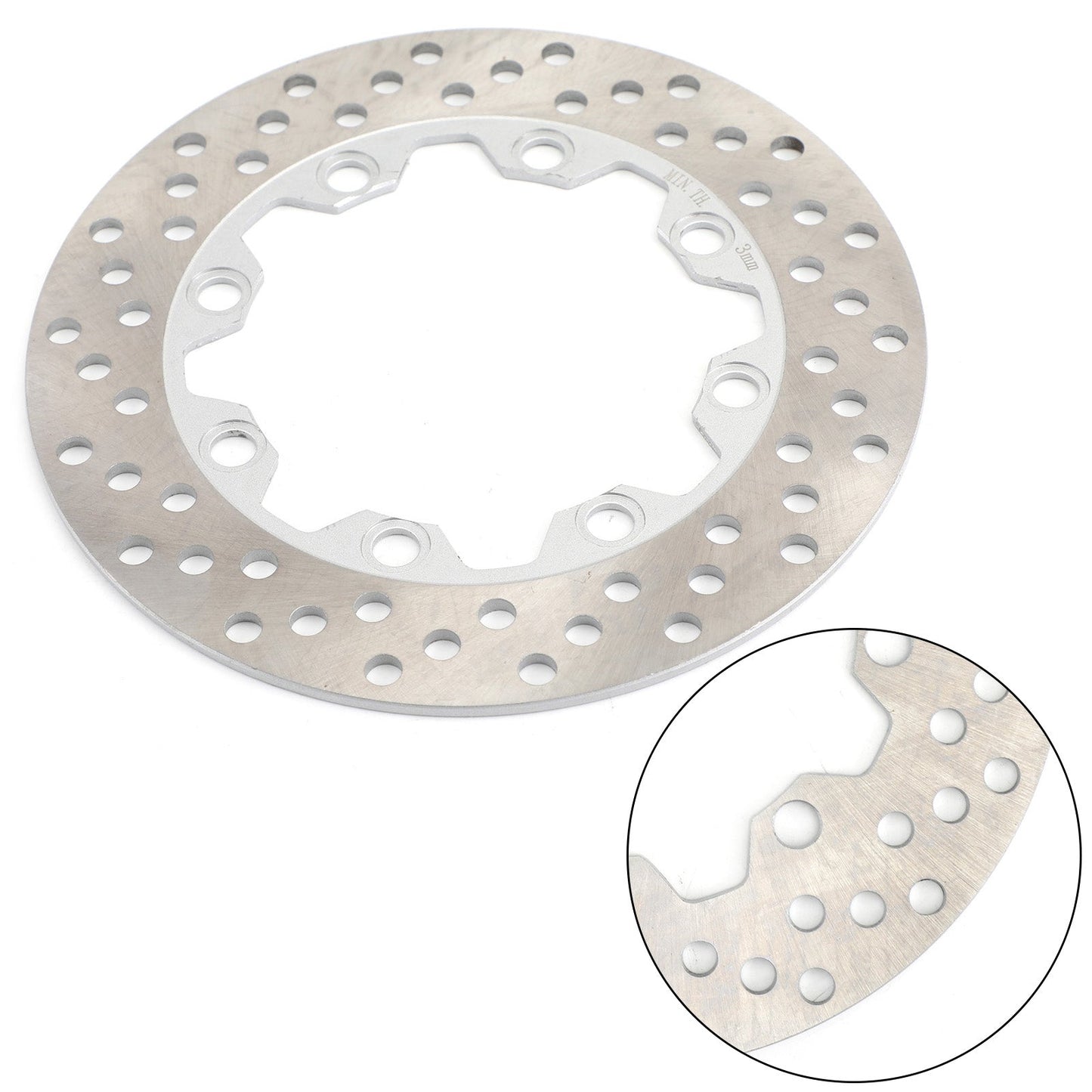 Rear Brake Disc Rotor for Kawasaki SUPER SHERPA KL250 KJ250 KMX125 KM200 86-10