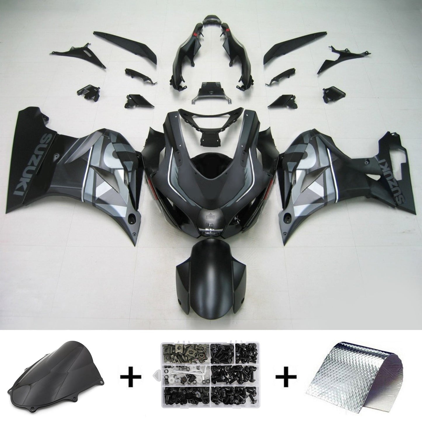 2017-2024 Suzuki GSXR1000 K17 Injection Fairing Kit Bodywork Plastic ABS #101