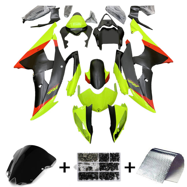 2008-2016 Yamaha YZF 600 R6 Fairing Kit Bodywork Plastic ABS