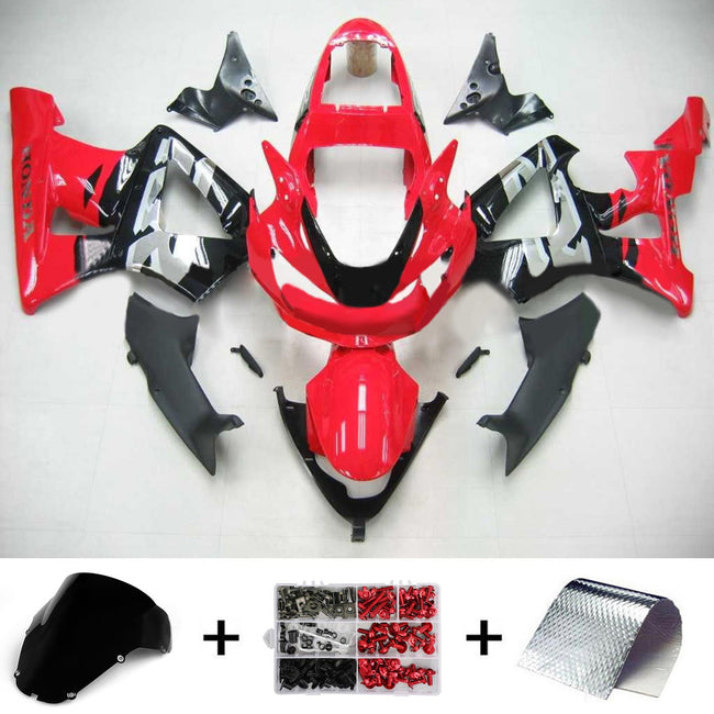 2000-2001 Honda CBR929RR Amotopart Injection Fairing Kit Bodywork Plastic ABS #114