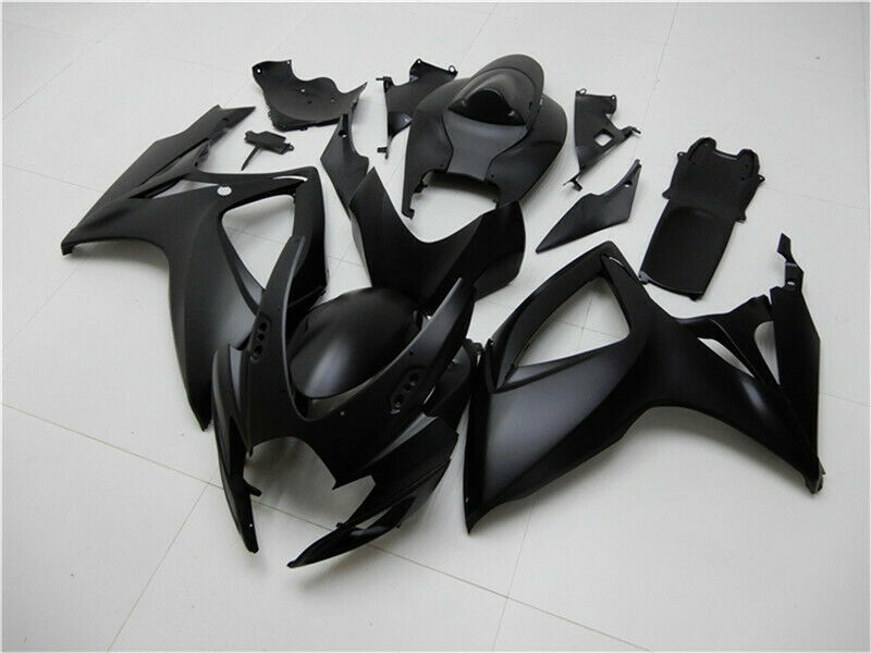 2006-2007 Suzuki GSXR 600/750 Amotopart Fairing Matt Black Kit