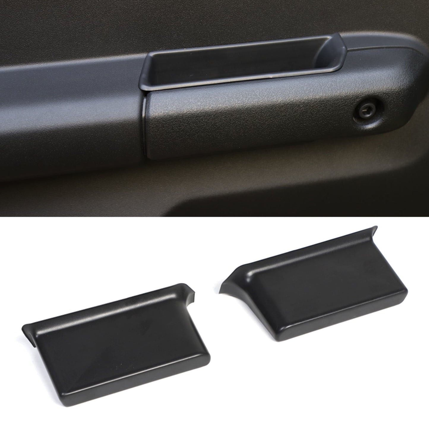 Armrest Container Door Storage Box Handle Pocket For Suzuki Jimny 2019 2020 Black