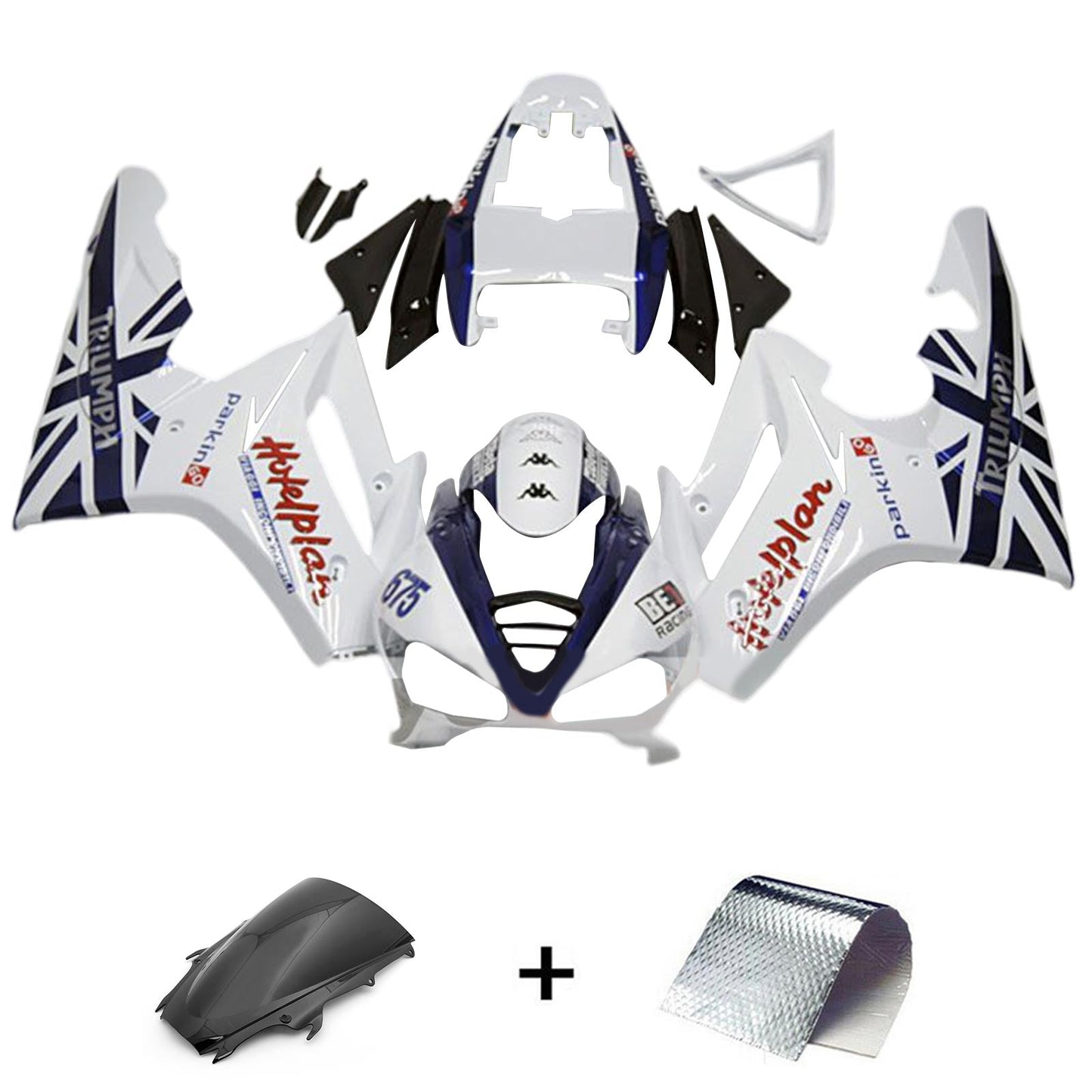 2002-2005 Triumph Daytona 675 Fairing Kit Bodywork Plastic ABS