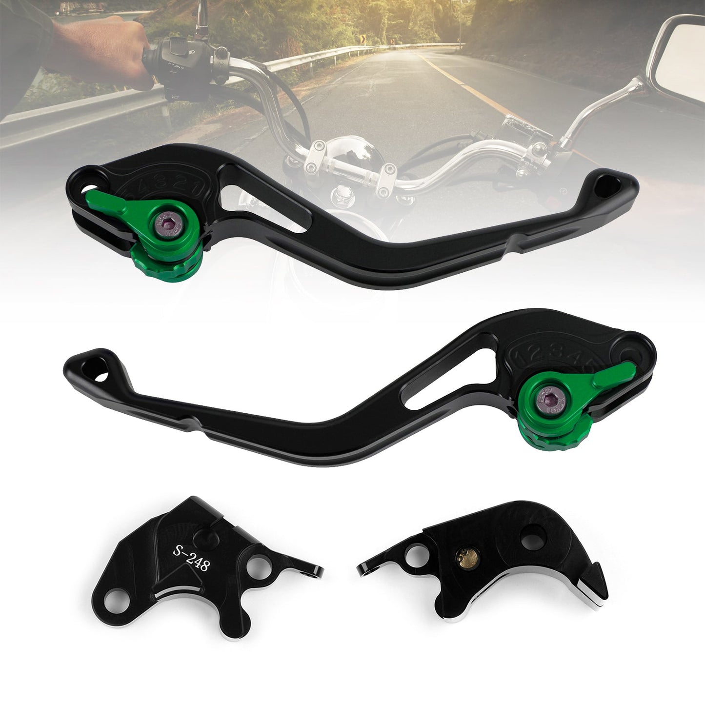 Suzuki GSXR600 GSXR750 2004-2005 NEW Short Clutch Brake Lever