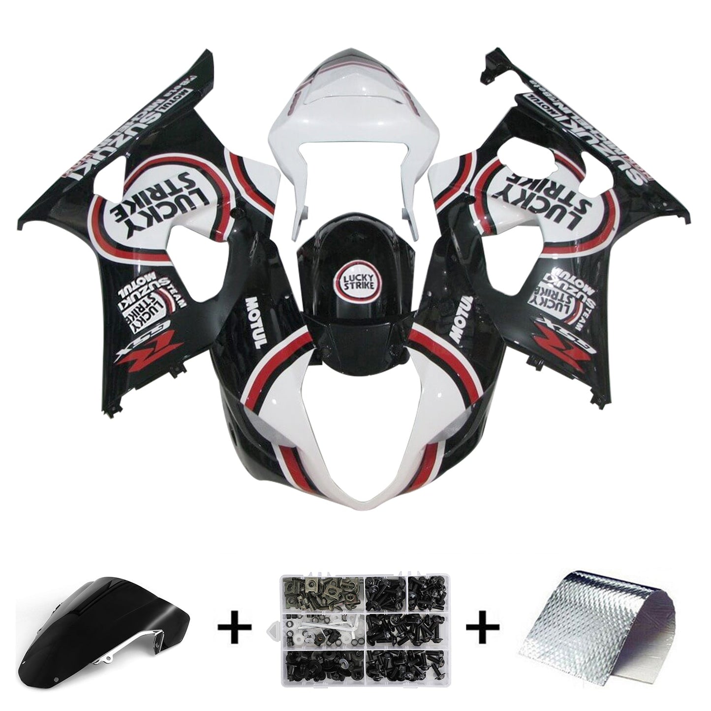 2003-2004 Suzuki GSXR1000 K3 Injection Fairing Kit Bodywork Plastic ABS