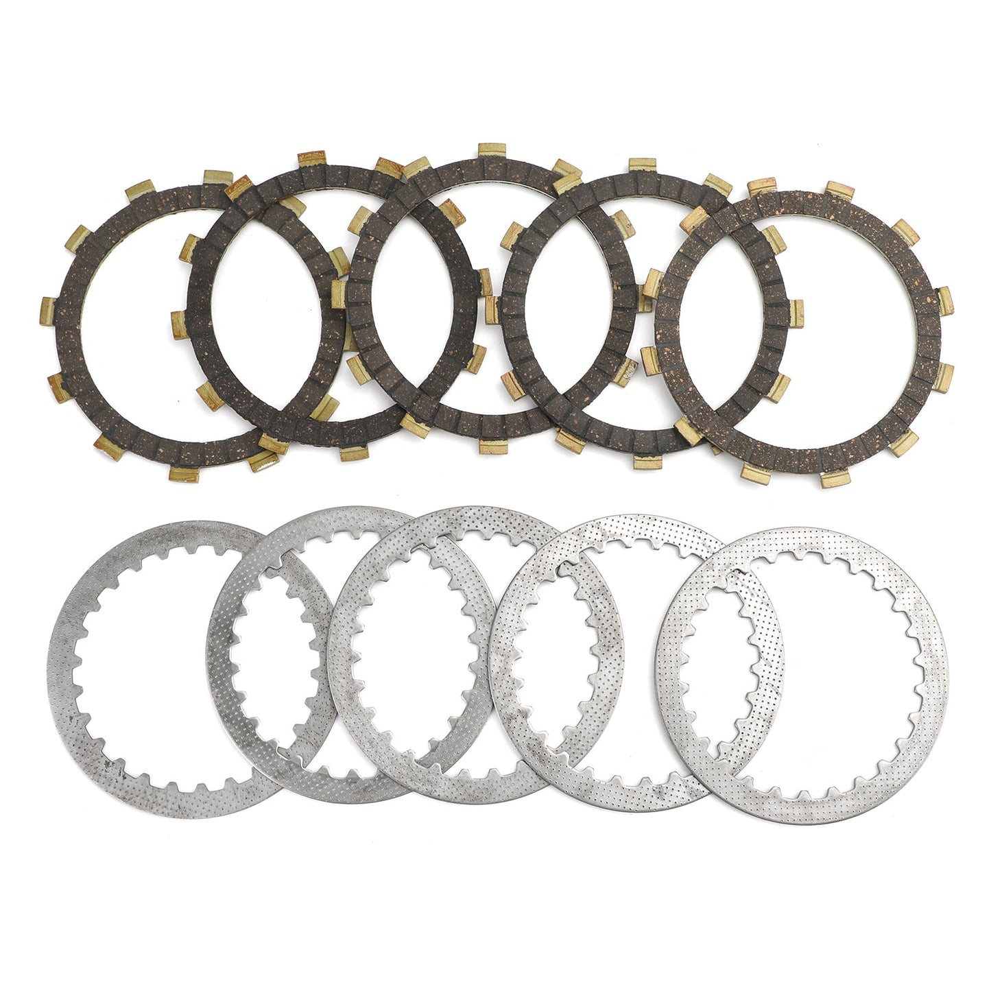 Clutch Plate Kit - Friction & Steel Plates For Suzuki AX100/R/T/V AX115 TS100M/L/B/A/K TC100M/L/K/B RV90K/M/J/L TS90/J/R