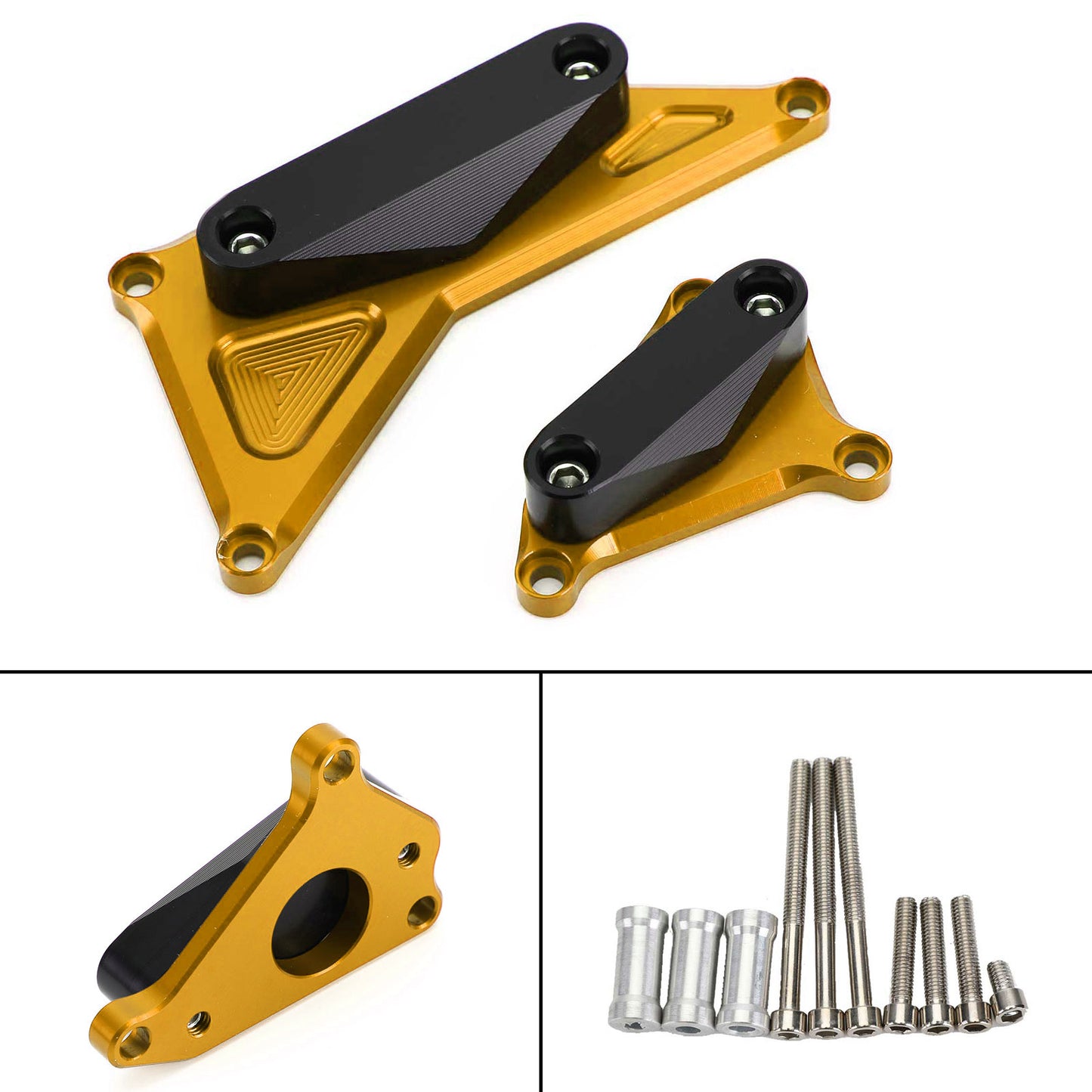 Motorcycle Engine Case Stator Cover Guard Slider For Suzuki Gsr400 600 Gsx750 Titanium