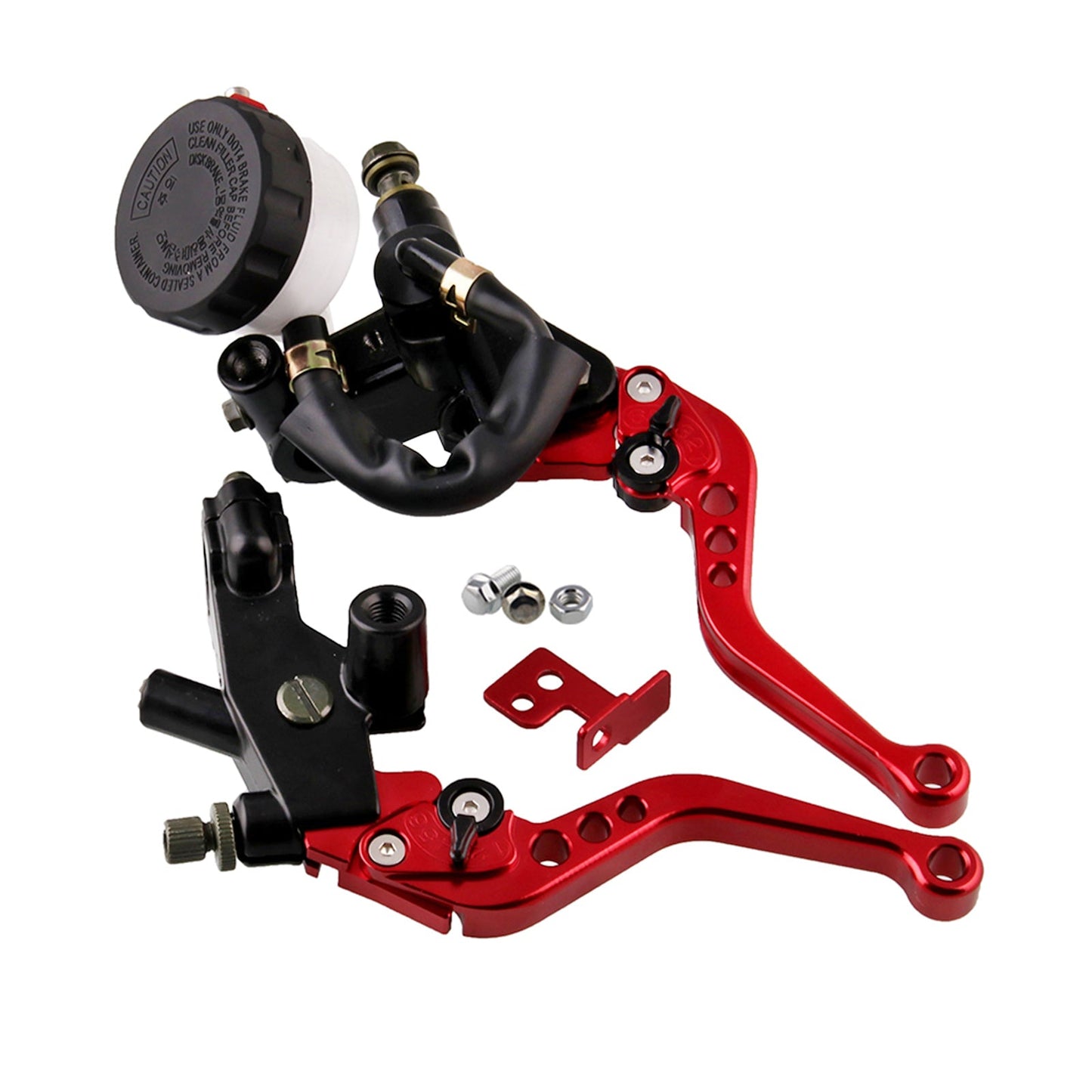 Universal 7/8" 22mm Front Brake Clutch Master Cylinder Reservoir Levers