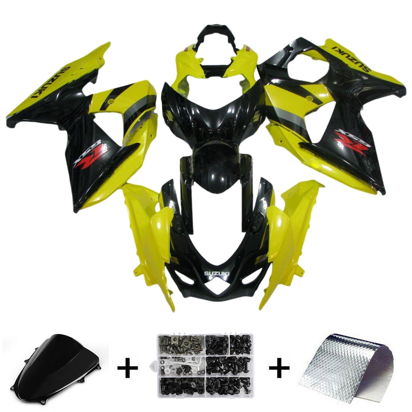 2009-2016 Suzuki GSXR1000 K9 Injection Fairing Kit Bodywork Plastic ABS