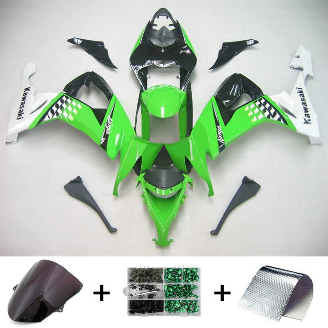 2008-2010 Kawasaki ZX10R Amotopart Injection Fairing Kit Bodywork Plastic ABS #107