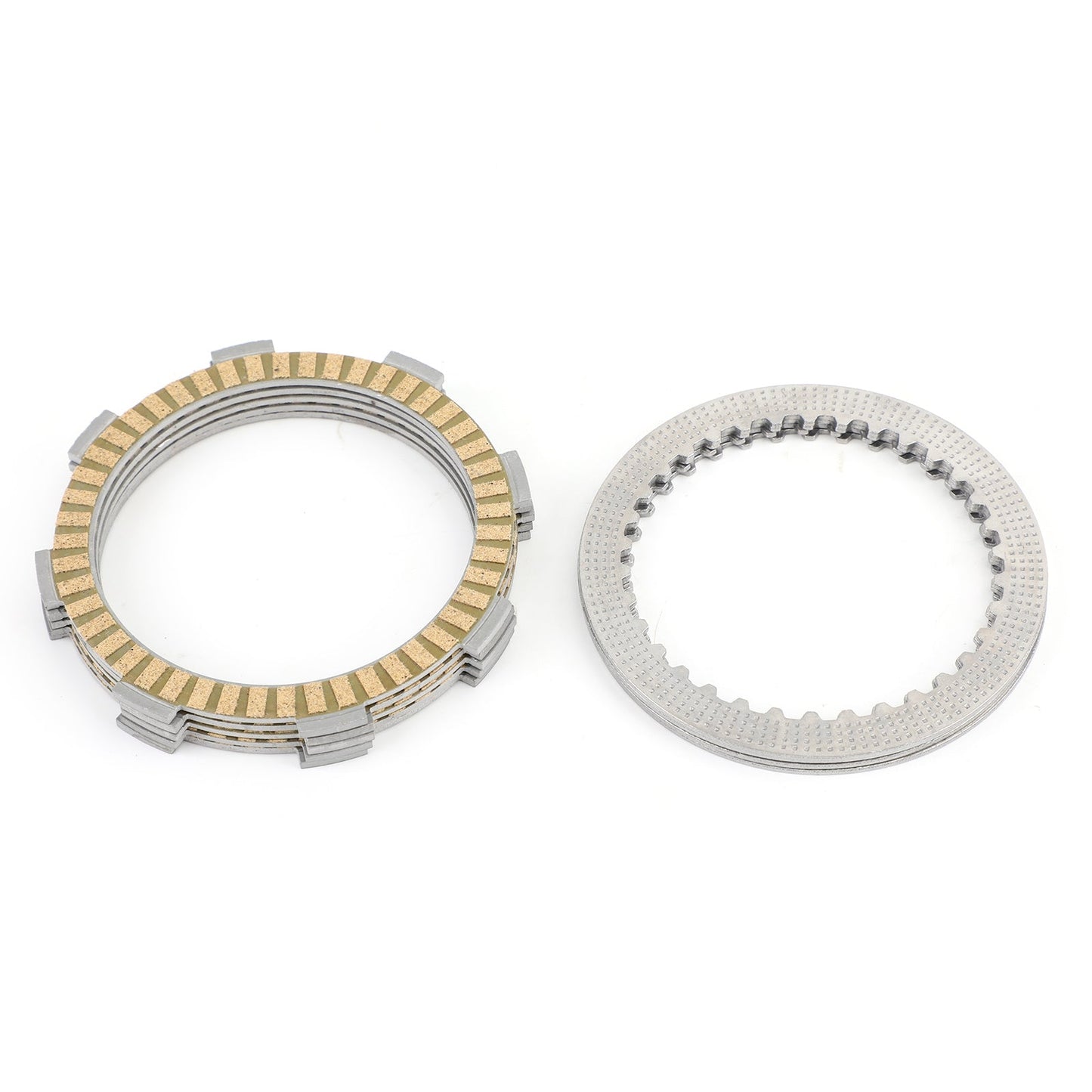 Clutch Plate Kit - Friction & Steel Plates For Kawasaki KLF185 Bayou 185 KLT160 1985 KLT185 86-87 AR125 88-91 AR125S 88-90 KMX125 86-02 KMX200 87-91
