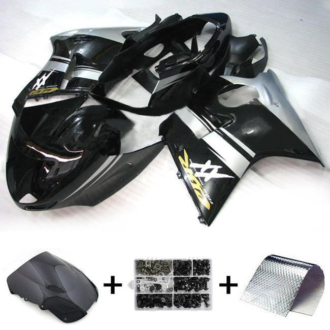 1996-2007 Honda CBR1100XX SuperBlackBird Injection Fairing Kit Bodywork ABS#124