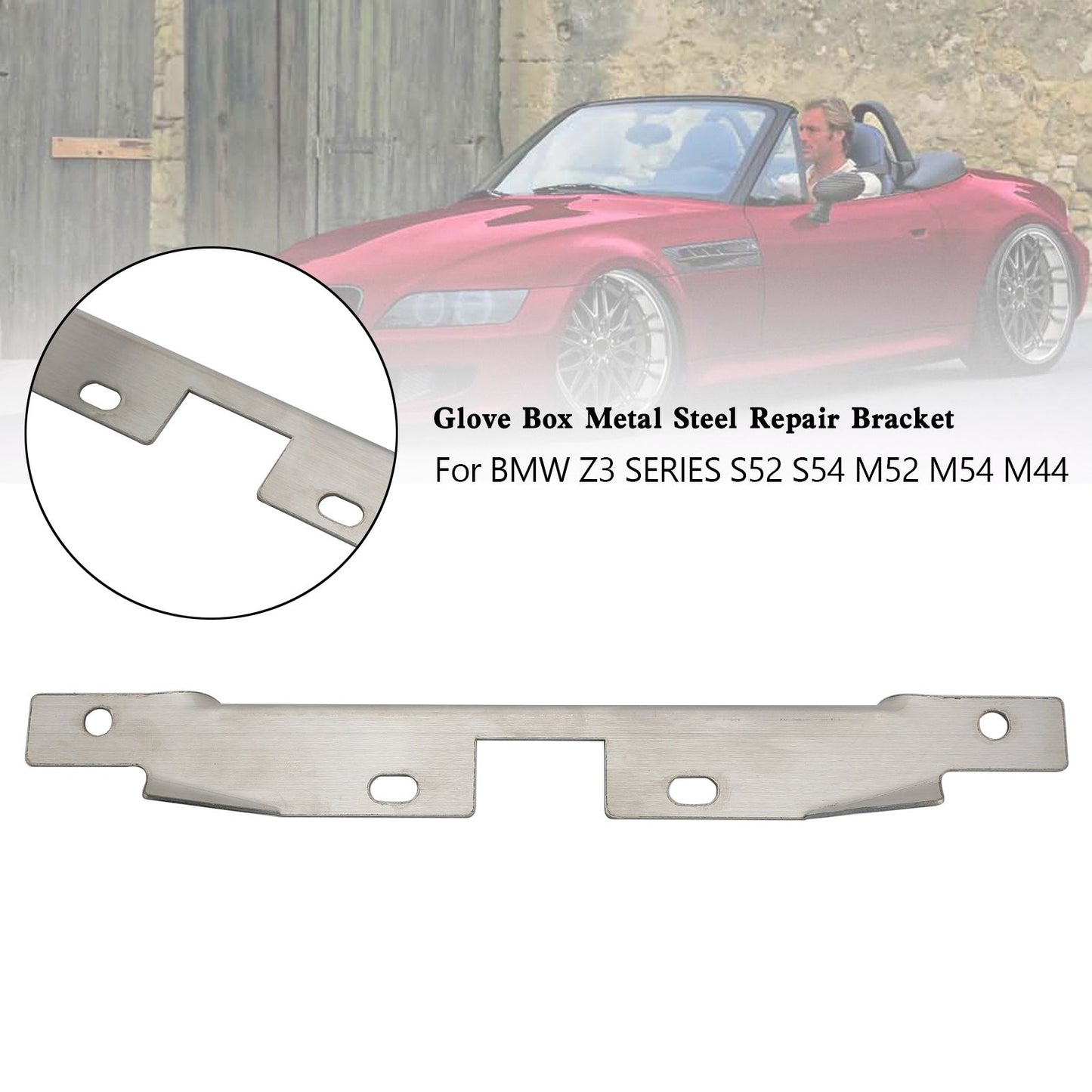 BMW Z3 SERIES S52 S54 M52 M54 M44 Glove Box Metal Steel Repair Bracket