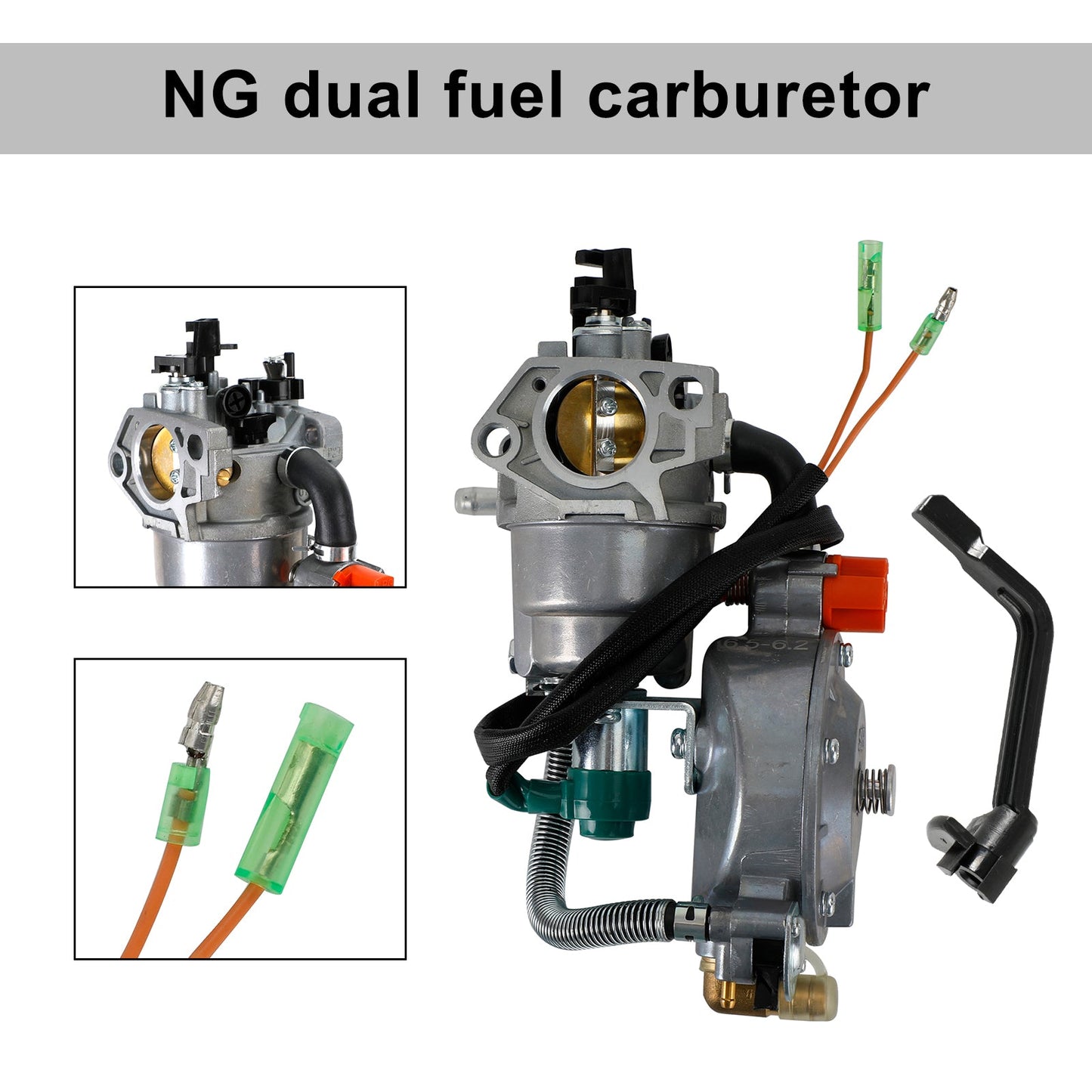 LPG NG Dual Fuel Carburetor For Harbor Freight Predator 6500 5500 8250 Generator