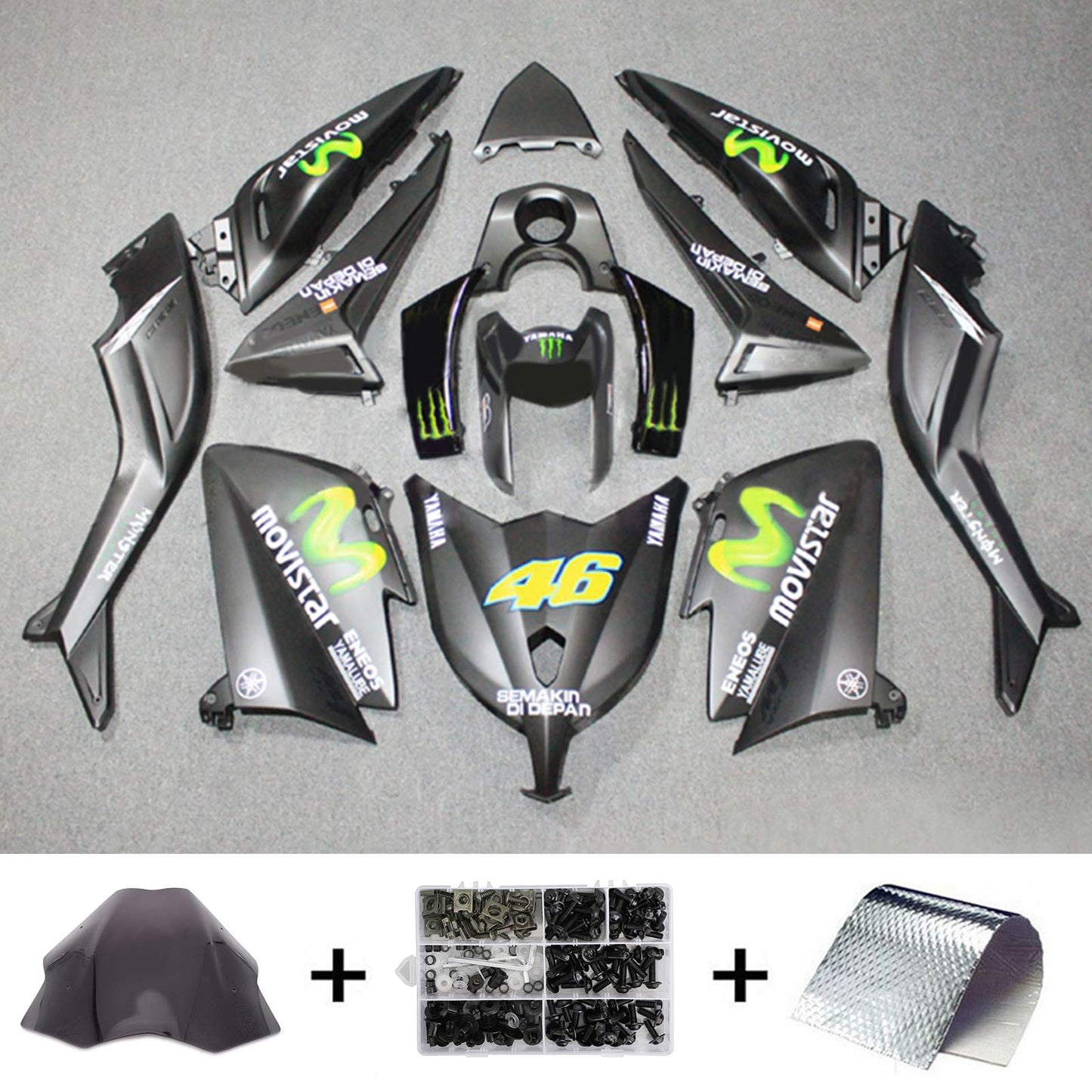 2012-2014 Yamaha T-Max TMAX530 Injection Fairing Kit Bodywork#139