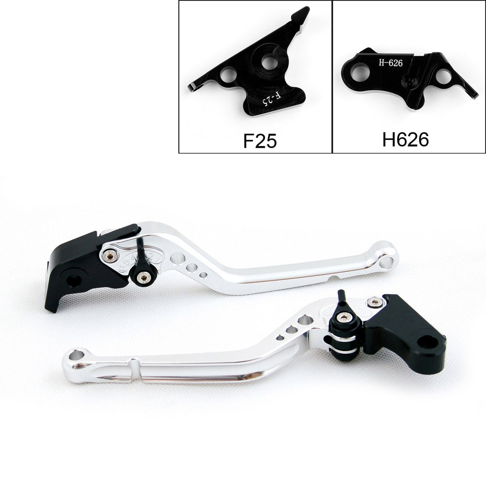 Long Brake Clutch Levers For Honda CBR500R 2013-2014 Black