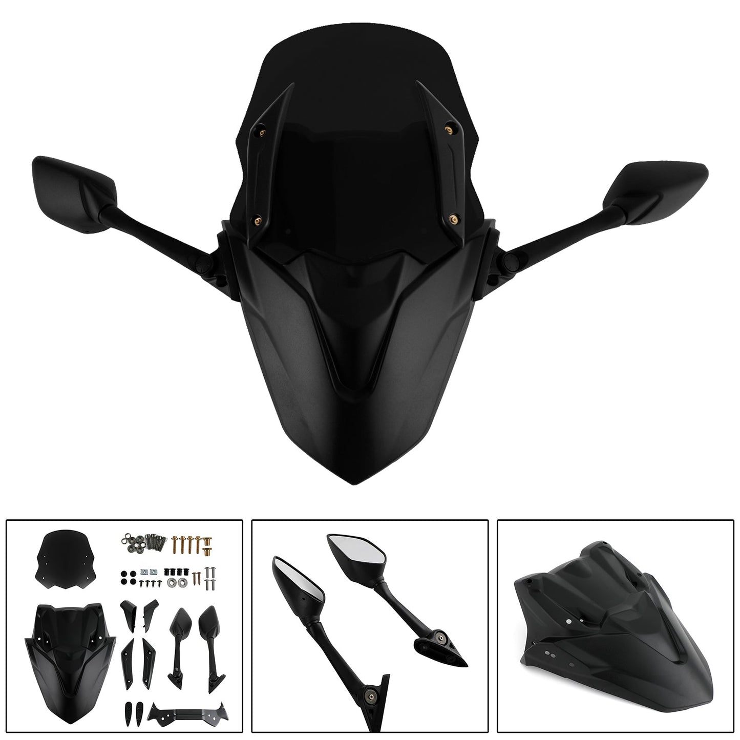 ABS Motorcycle Windshield WindScreen fit for Yamaha NMAX155 N-MAX 155 2021-2023