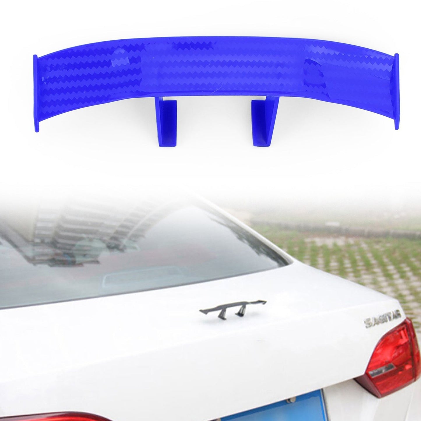 Universal Mini Spoiler Car Auto Tail Decoration Spoiler Wing Carbon Fiber