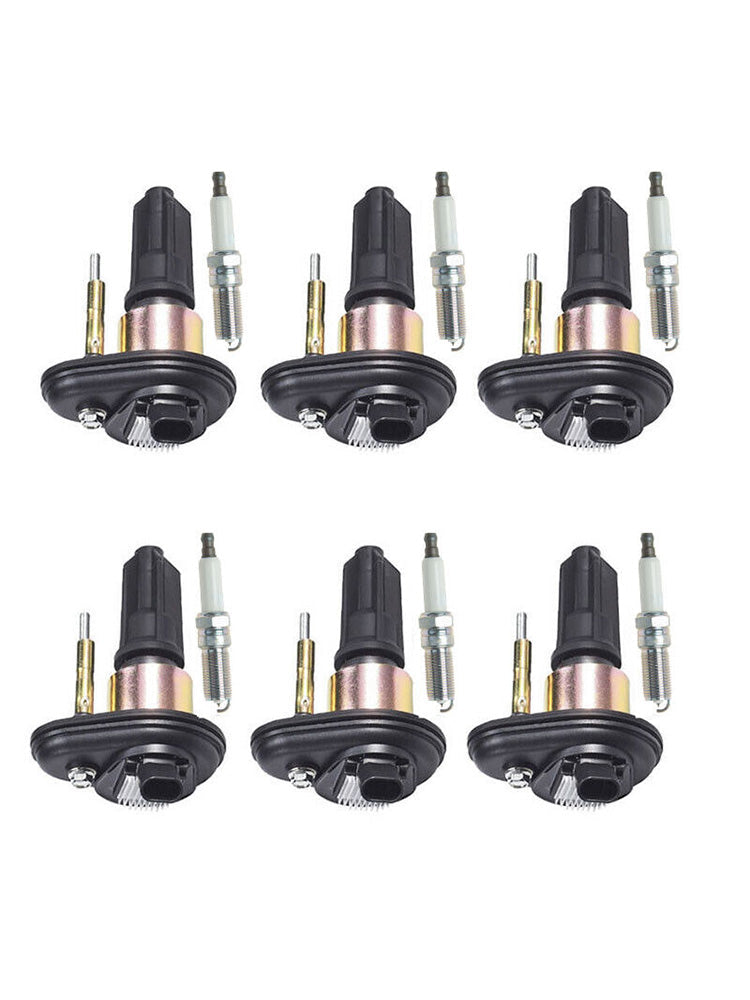 2003-2005 lsuzu Ascender / 2002-2004 Oldsmobile Bravada L6 4.2L
 6X Ignition Coils +Spark Plugs UF303