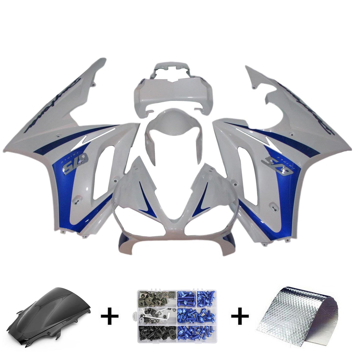 2002-2005 Triumph Daytona 675 Fairing Kit Bodywork Plastic ABS