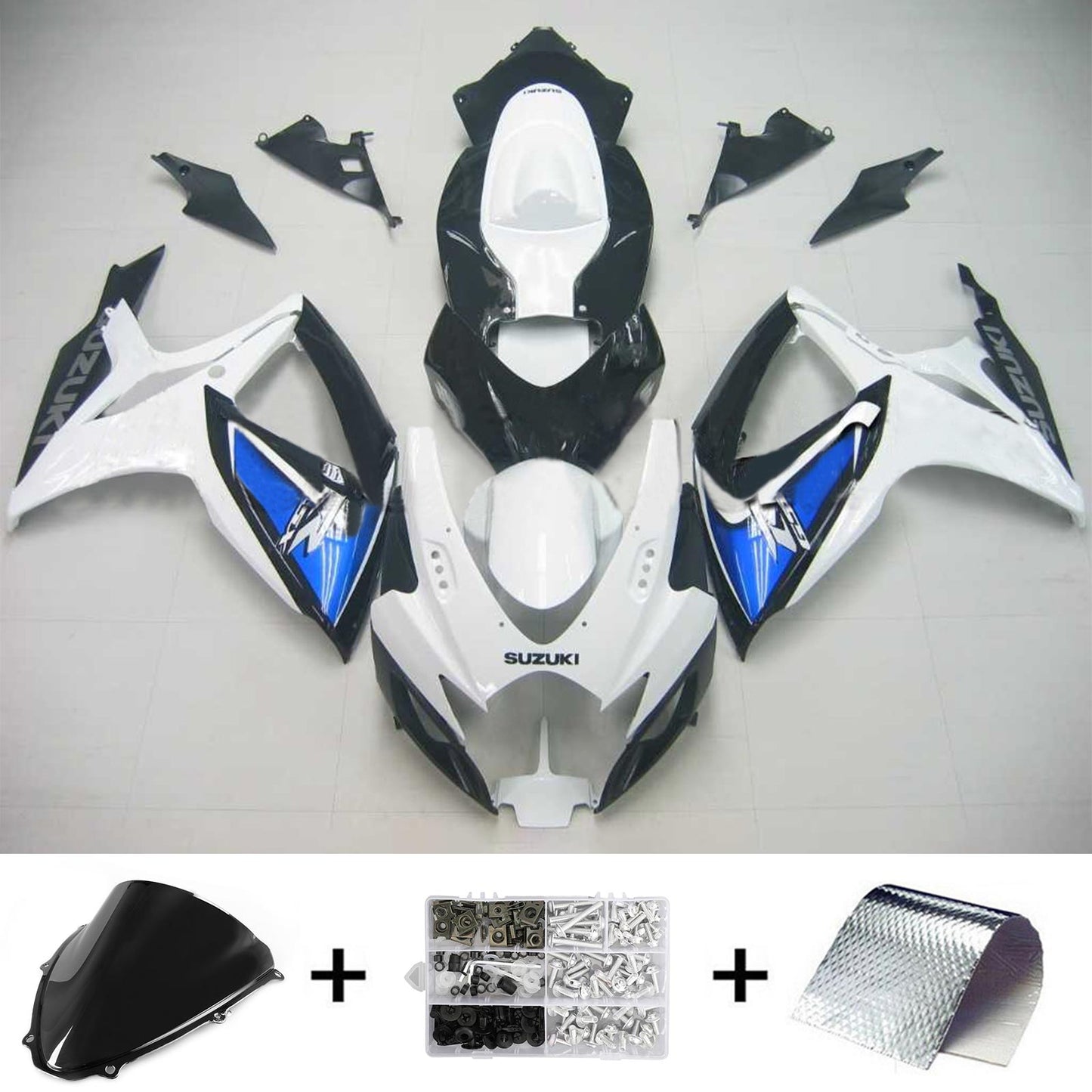 2006-2007 Suzuki GSXR 600/750 K6 Amotopart Injection Fairing Kit Bodywork Plastic ABS #165