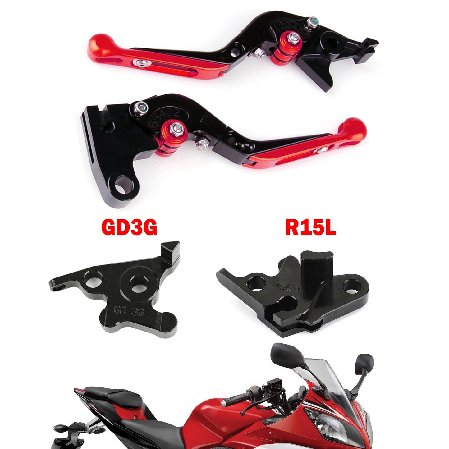 Motorcycle Adjustable Clutch Brake Lever fit for YAMAHA MT125 2017-2020