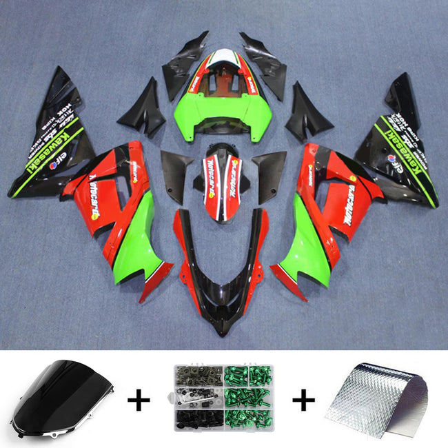 2004-2005 Kawasaki ZX10R Injection Fairing Kit Bodywork Plastic ABS#136