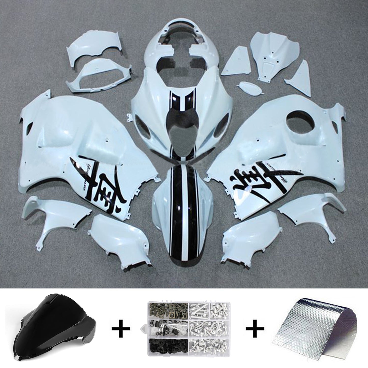 1999-2007 Suzuki Hayabusa GSX1300R Injection Fairing Kit Bodywork Plastic ABS#132