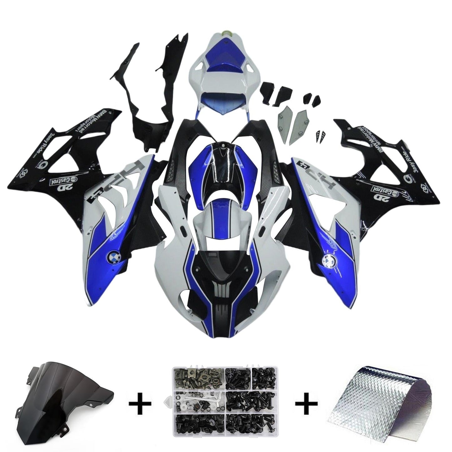 2015-2016 BMW S1000RR Fairing Kit Bodywork Plastic ABS