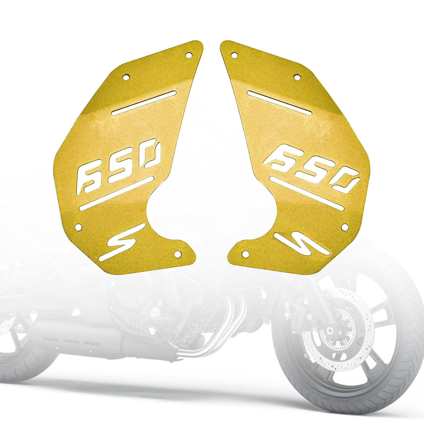 Engine Cover Plate Side Panel Gold For Kawasaki Vulcan S En650 Vn650 2015-2022 Cafe