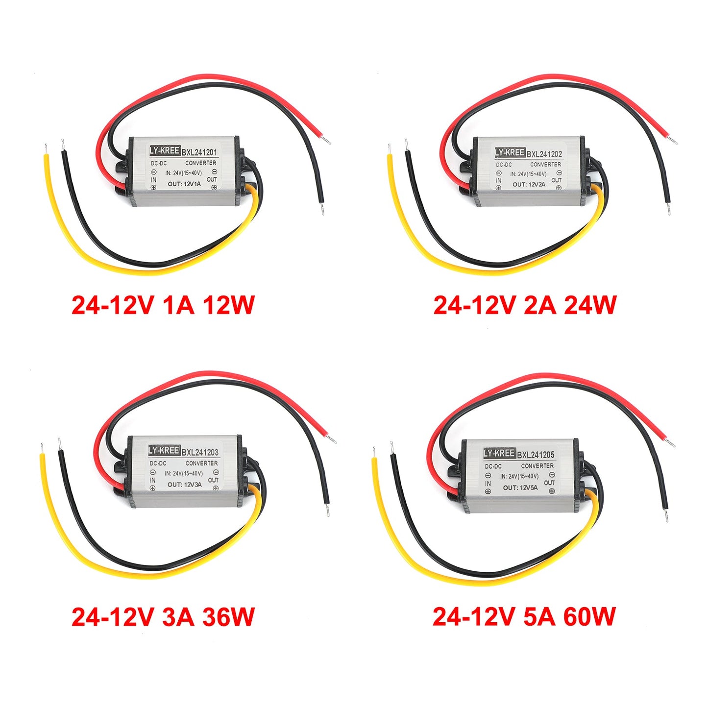 24V To Dc 12V 1A Waterproof Converter Step Down Volt Module Power Supply